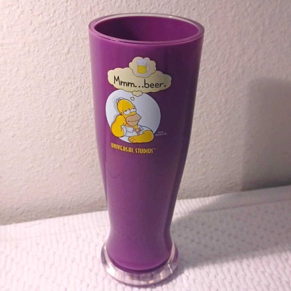 Hommer Simpson. " mmm Beer  Mug Tall Cup  Universal Studios